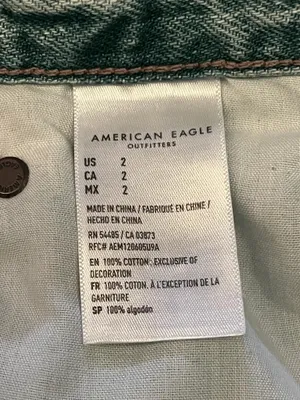 American Eagle Outfitters 90s Boyfriend Shorts Womens 2 Distressed Button Fly thumbnail 6