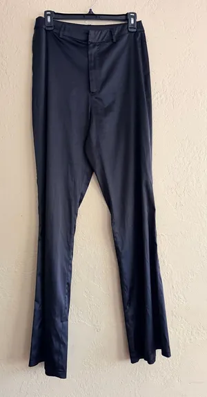 12th Tribe Black Dress Pants - Straight Leg Tailored Style thumbnail 1