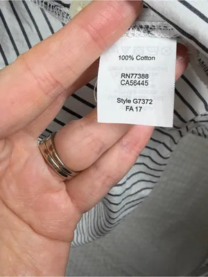 Madewell‎ White Black Striped Button Down Long Sleeve Top thumbnail 4