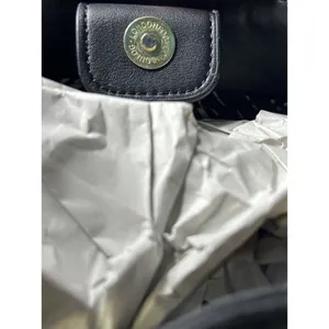 London Fog Women Cobalt‎ Blue and Black Hobo Shoulder Bag Gold Hardware Purse thumbnail 9