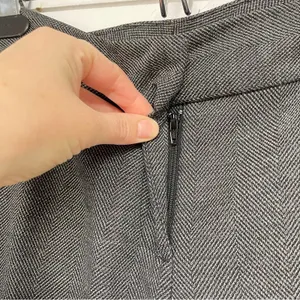 Ann Taylor Grey Wide Leg Dress Pants Trousers Womens 0P High Rise Slacks thumbnail 5