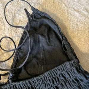 Victoria’s Secret PINK Black Seersucker Bralette Bra Top Size Medium thumbnail 8