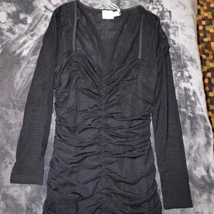 Princess Polly Cyanna Mini Dress in Black Size 6 New with tag thumbnail 7