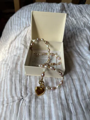Pearl necklace Gold thumbnail 4