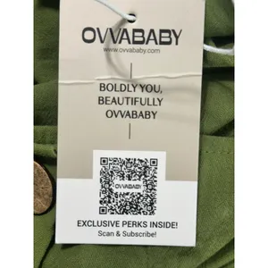 OVVABABY Women Olive Green 100% Cotton Wide Leg Button Front Overalls Jumper 2XL thumbnail 6