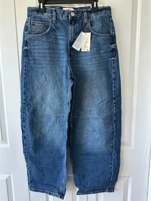 UO BDG Logan Buckle Baggy Barrel Jeans Urban Outfitters NWT Denim Rims 31 thumbnail 2