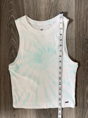 Hollister Tie Dye Cropped Tank Top Size Medium thumbnail 4
