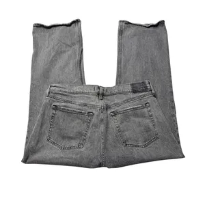 Abercrombie Curve Love The Baggy Low Rise Gray Jeans Size 32 14S thumbnail 4