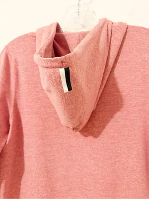 Rhoback Tempo Women’s Heathered Red Rose Pullover Hooded Top Size Small S thumbnail 6