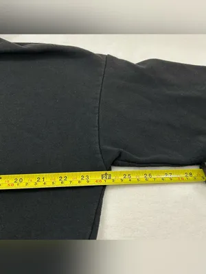 Hollister California Black Cropped Full Zip Up Hoodie Sweatshirt Women’s Size S thumbnail 4