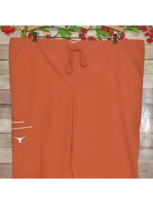 Texas Longhorns Scrub Pants Large Burnt Orange UT Medical Drawstring Unisex thumbnail 2