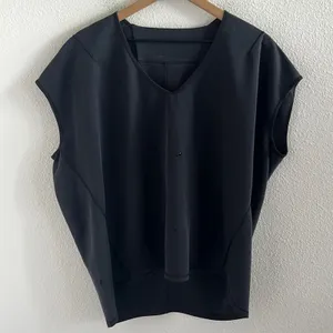 Lululemon Capped Short Sleeve Tee Gray Oversized 8 thumbnail 1