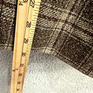 Clio Suit Brown Plaid Blazer Size 12 Academia Retro Button Career Preppy Vintage thumbnail 4