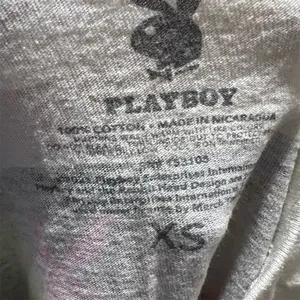 Playboy Women's White T-Shirt XS Multi-Color Bunny Print Logo thumbnail 3