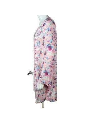 NWT Pinkblush Floral Print Long Sleeve V-Neck Dress (S) thumbnail 3