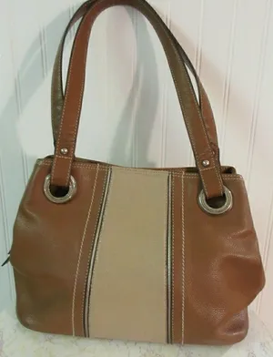 Tignanello shoulder bag brown & tan Brown thumbnail 1