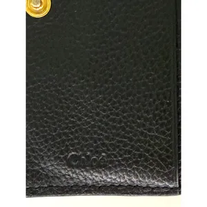 Chloé EUC Small Black and Gold Multi-Compartment Snap Wallet thumbnail 6