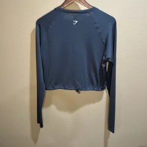 Gymshark large crop long sleeve seamless tee thumbnail 2