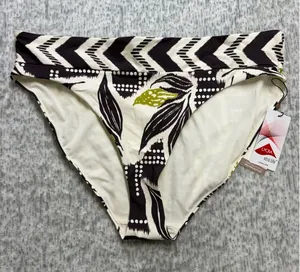 Calia Womens XL Wide‎ Banded Bikini Bottom Primitive Pointillism WSA23414PRT NEW thumbnail 1