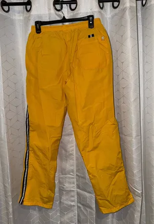 Yellow Sporty Track Pants thumbnail 1