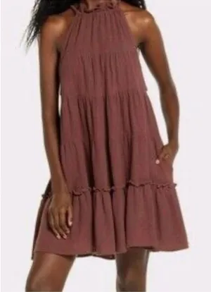 Free People Lera Ruffle Trapeze Dress thumbnail 1