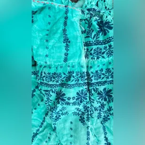 RAGA Maxi Tiered Floral Dress Somewhere in Paradise Turquoise Boho Festival A1 thumbnail 12
