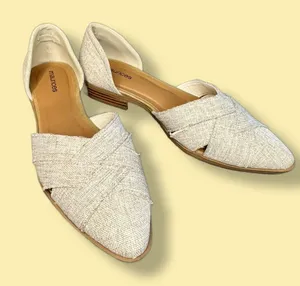 Maurice’s Shelby D’Orsay Flats Sz 7 Oatmeal Beige Tan Color Closed Almond Toe thumbnail 1