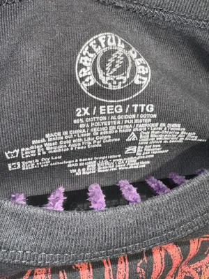 Grateful Dead Gray Halloween 1970 StonyBrooklyn NY Size 2Xl thumbnail 5