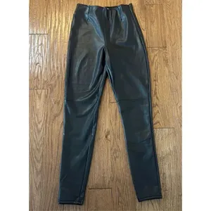 Abercrombie & Fitch NWT black vegan leather leggings size s thumbnail 4