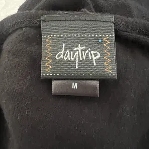 Daytrip Whimsygoth Top Y2K Open Knit Metallic Size Medium Black Silver thumbnail 10