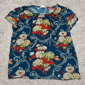Short sleeve blouse Blue Size M thumbnail 1