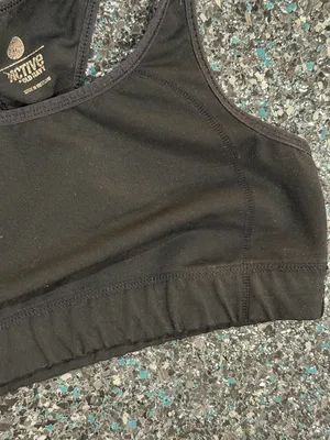 Old Navy Active black medium racerback sports bra thumbnail 2