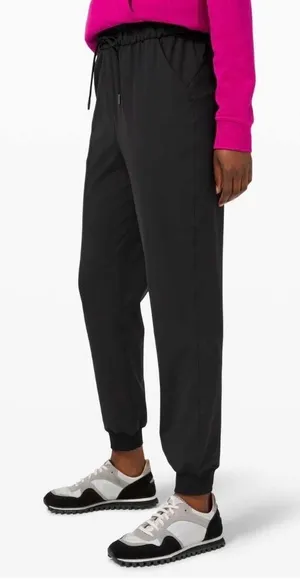 Lululemon Keep Moving Jogger High-Rise‎ Black Luxtreme Pants Size 2 thumbnail 1