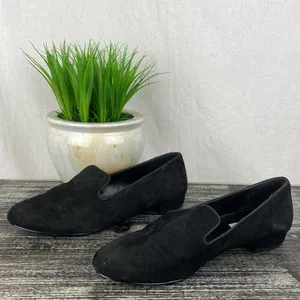 Steve Madden Black Smile Suede Loafers 8.5 thumbnail 2