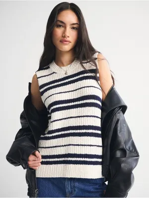 Abercrombie & Fitch Textural Crew Sweater Shell Tank thumbnail 1
