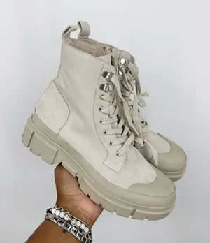 Treasure & Bond Combat Boots Women's Size 7.5 Goth Grunge Lace Up thumbnail 1