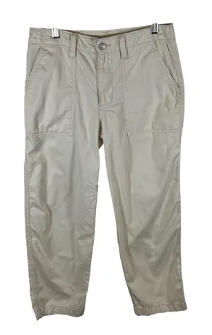 Levis 94 Baggy Pants Womens 25‎ Beige Cream Chino High Rise Utility A3512-0000 thumbnail 1