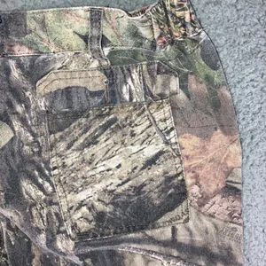 Mossy Oak Cargo Pants Women Medium Camo‎ Break-Up Pink Logo Drawstring Hem thumbnail 10