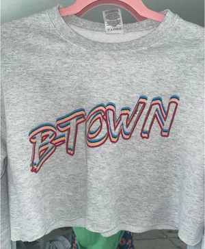 Cropped Jerzees Crewneck thumbnail 1