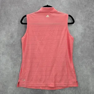 Adidas Pink Flamingo Clima Cool Golf Sports Active Sleeveless Shirt Top M Medium thumbnail 2