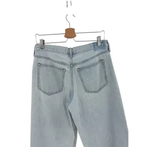 Abercrombie The Ultra Loose Low Rise Wide Leg Jeans Light Wash 28 Short thumbnail 10