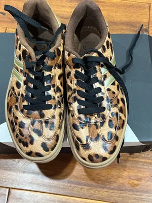 Women’s Leopard print platform Sneakers Brown Size 7 thumbnail 2