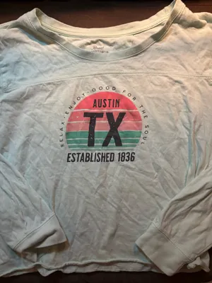 Austin Texas Resort Tee White Size M thumbnail 1