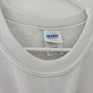 White Gildan Crewneck Sweatshirt thumbnail 2