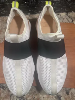 Sorel Athletic Slip On Sneakers Womens Sz 9.5 Kinetic Impact Strap white black thumbnail 3