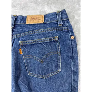 70/80s Vintage Levi’s Made in USA Orange Tab Jeans Women’s 16 Straight Cut Denim thumbnail 2