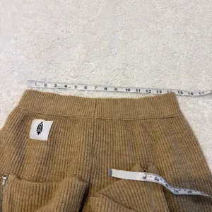 FP Movement Womens Ribbed Flare Knit Pants Tan Sz S Boho Indie Costal Casual thumbnail 4