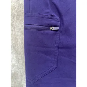 FIGS HW Zamora Jogger Scrub Pants XXS Purple Stretch Technical Collection thumbnail 4