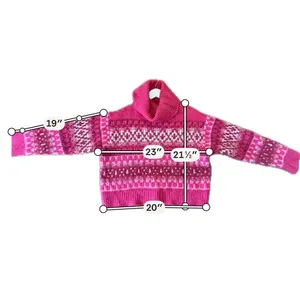 Universal Thread cozy fairisle turtleneck sweater M thumbnail 8