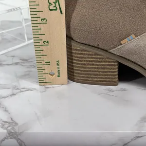 TOMS Lacy Ankle Bootie Taupe Zip Up Casual Boho 8.5 Tan‎ Stacked Block Heel thumbnail 9